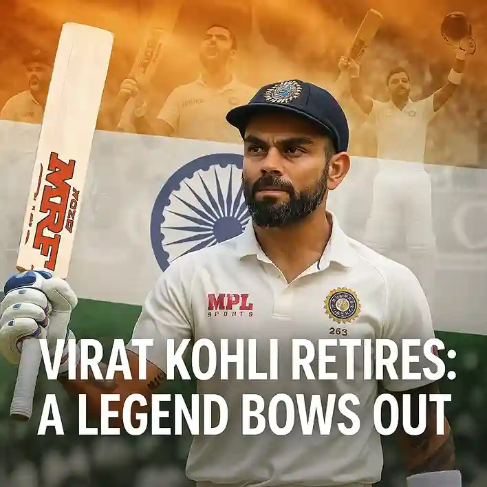 Virat Kohli Retirement from Test Cricket A Look Back at His Legendary Career